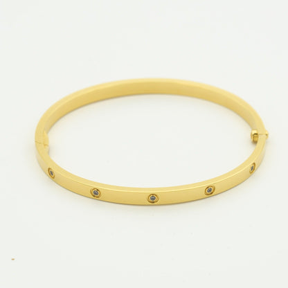 [⭐Aura]LOVE BRACELET 3.65MM 10 DIAMONDS