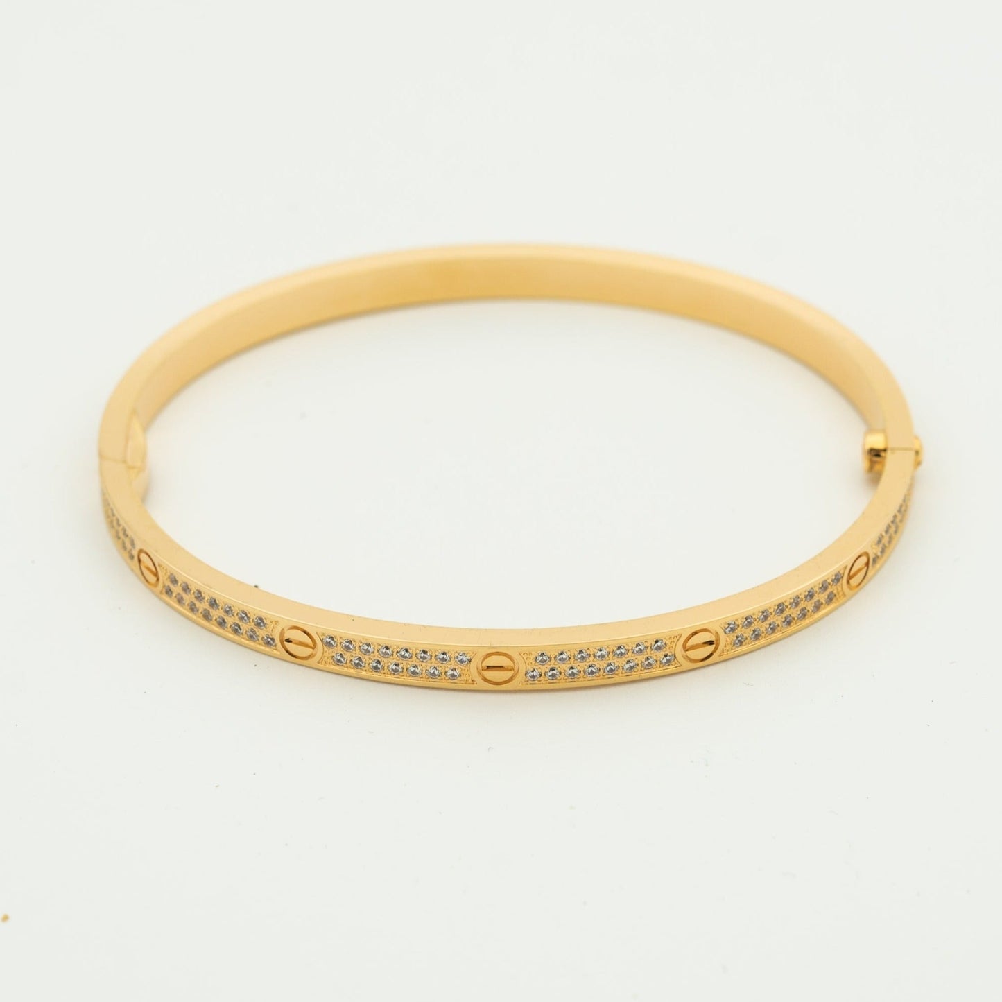 [⭐Aura]LOVE BRACELET 3.65MM DIAMOND-PAVED