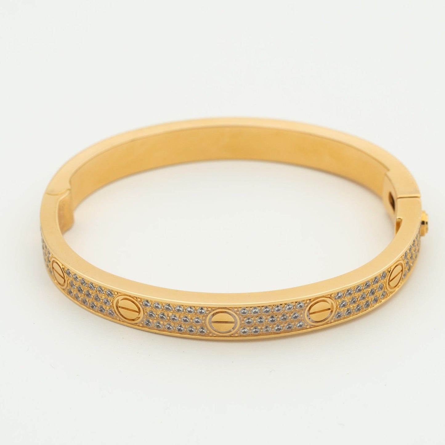 [⭐Aura]LOVE BRACELET 6.1MM DIAMOND-PAVED