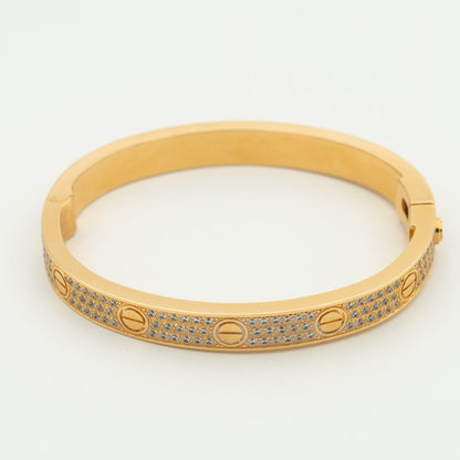 [⭐Aura]LOVE BRACELET 6.1MM DIAMOND-PAVED