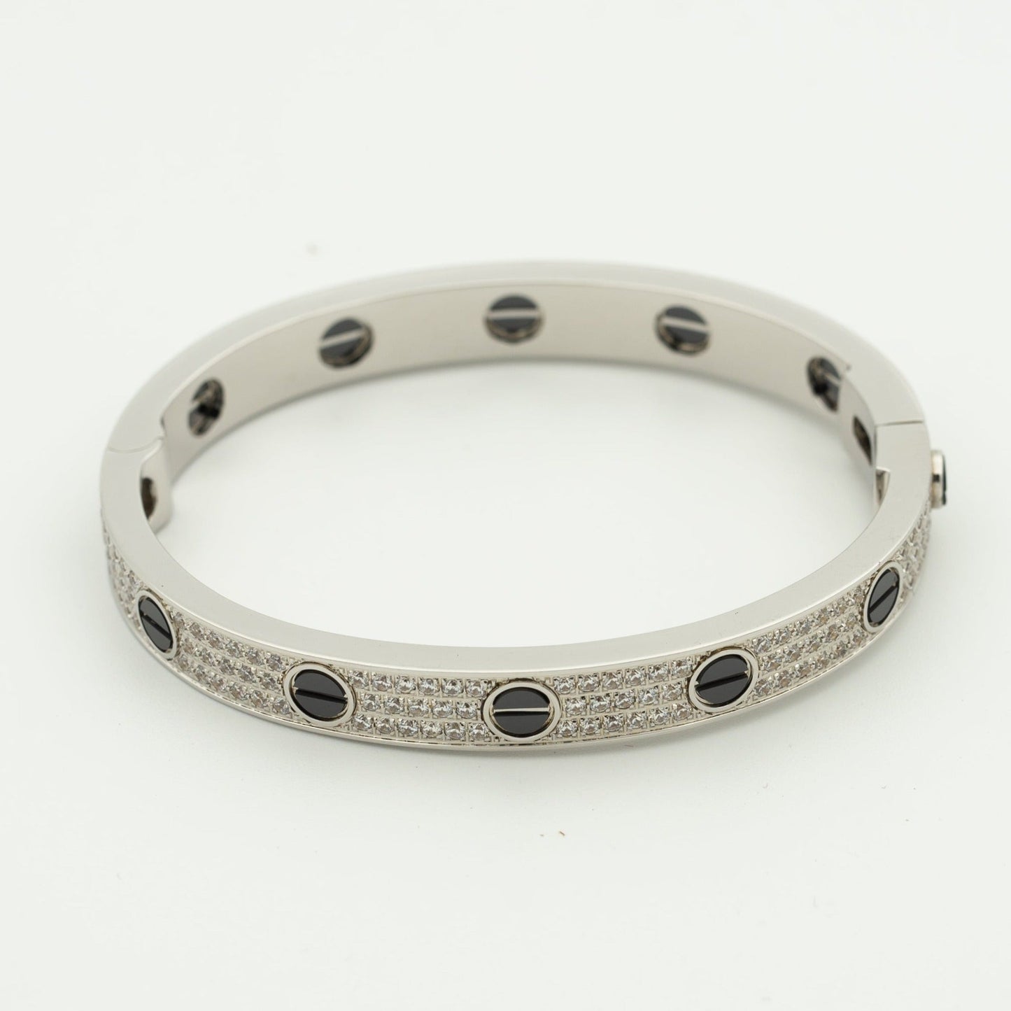 [⭐Aura]LOVE BRACELET 6.1MM DIAMOND-PAVED CERAMIC