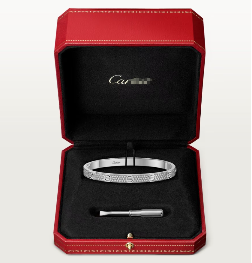 [⭐Aura]NEW-LOVE-4.8MM-Width Diamond-Studded Bracelet