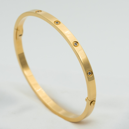 [⭐Aura]LOVE BRACELET 3.65MM 10 DIAMONDS