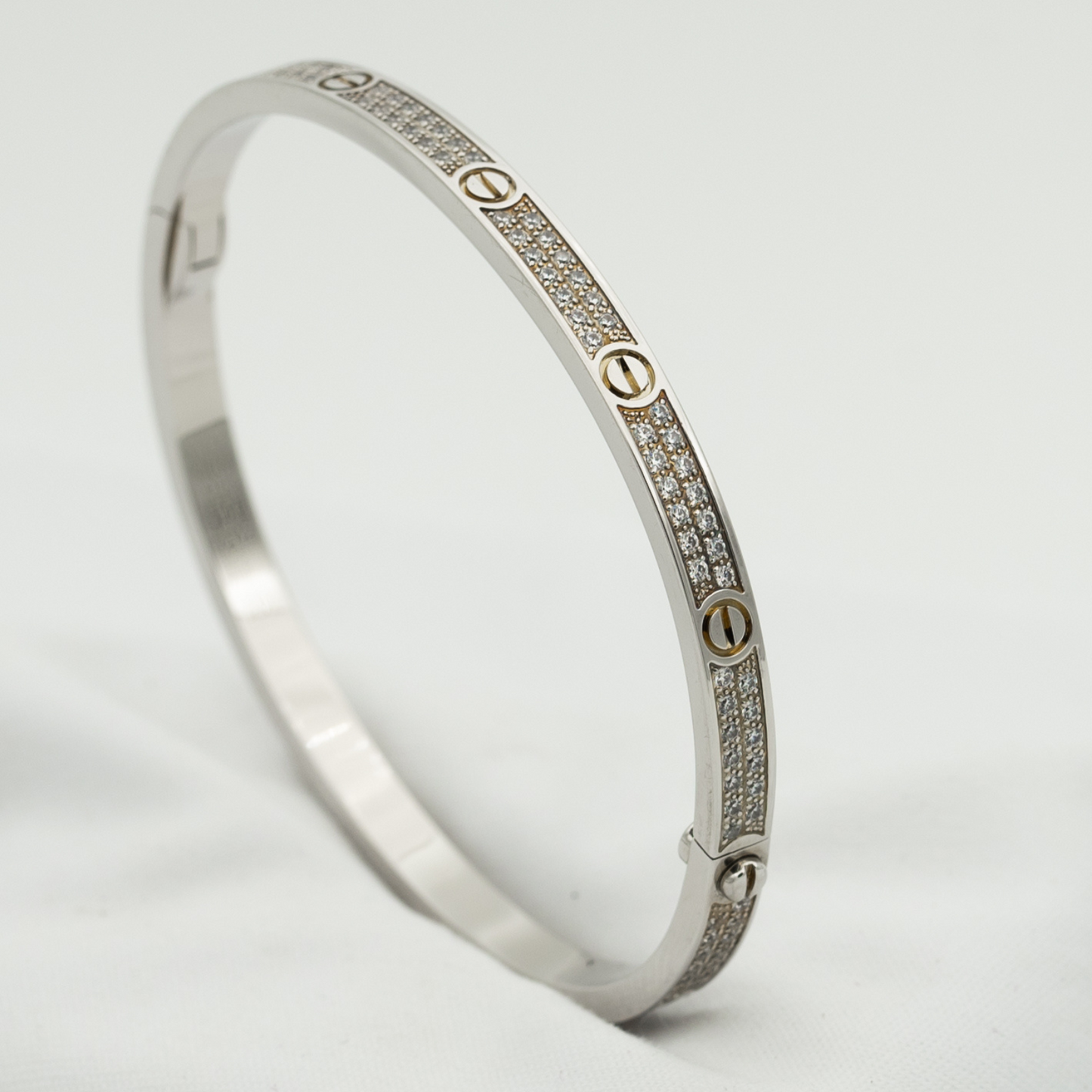 [⭐Aura]LOVE BRACELET 3.65MM DIAMOND-PAVED