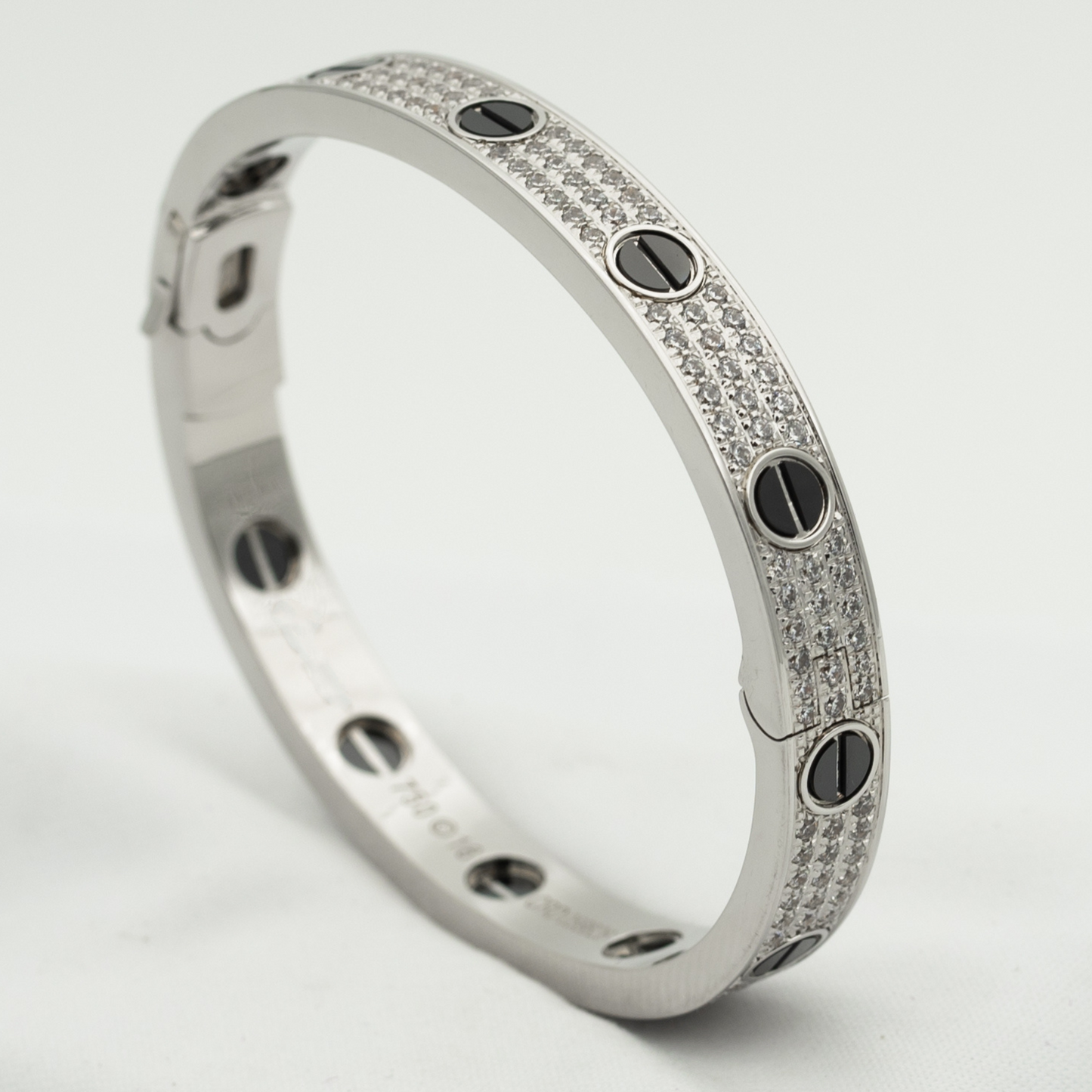 [⭐Aura]LOVE BRACELET 6.1MM DIAMOND-PAVED CERAMIC