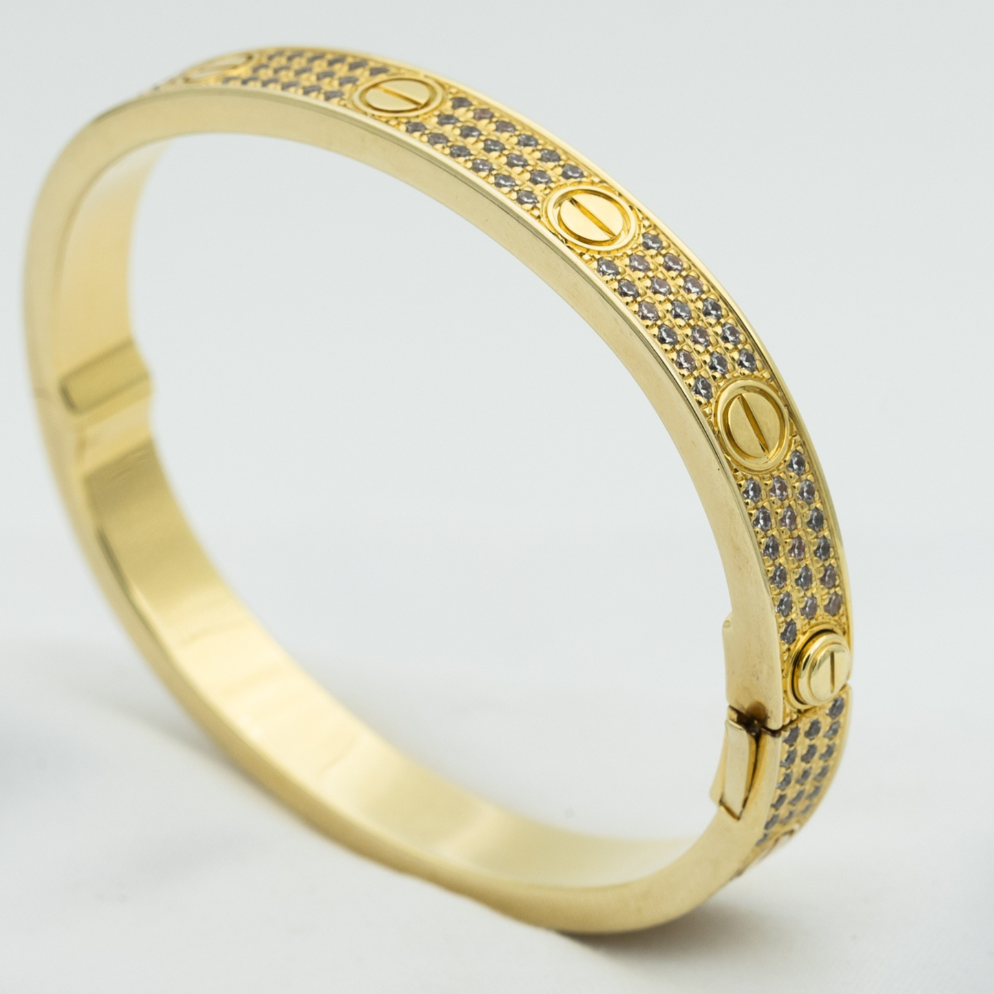 [⭐Aura]LOVE BRACELET 6.1MM DIAMOND-PAVED