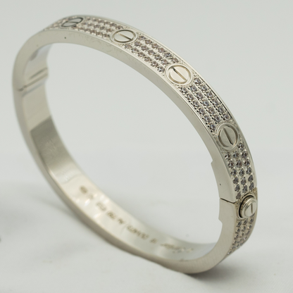 [⭐Aura]LOVE BRACELET 6.1MM DIAMOND-PAVED