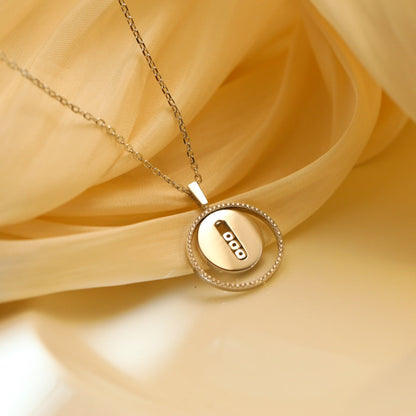 [⭐Aura]Demo MOVE MM SILVER DIAMOND NECKLACE