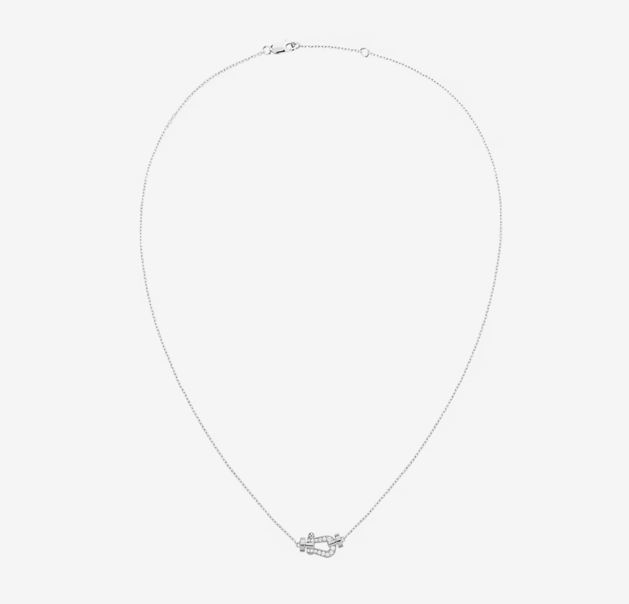[⭐Aura]FORCE 10 DIAMOND SILVER NECKLACE MINI MODEL