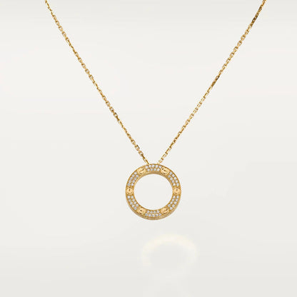 [⭐Aura]LOVE NECKLACE ADJUSTABLE ROSE GOLD
