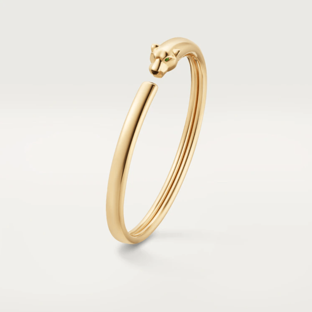 [⭐Aura]PANTHERE GOLD OPEN BRACELET