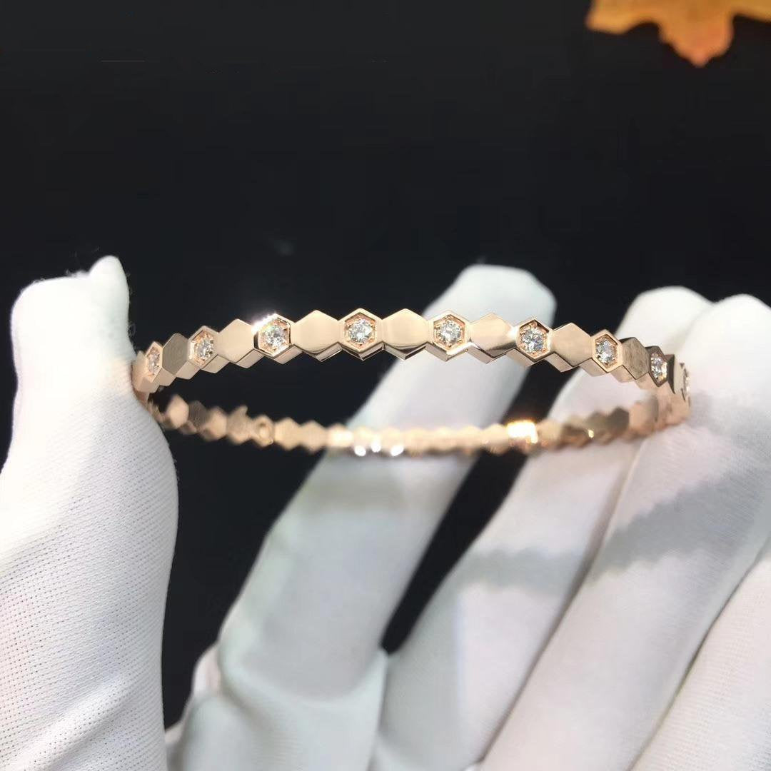 [⭐Aura]BEE LOVE SILVER DIAMOND BRACELET