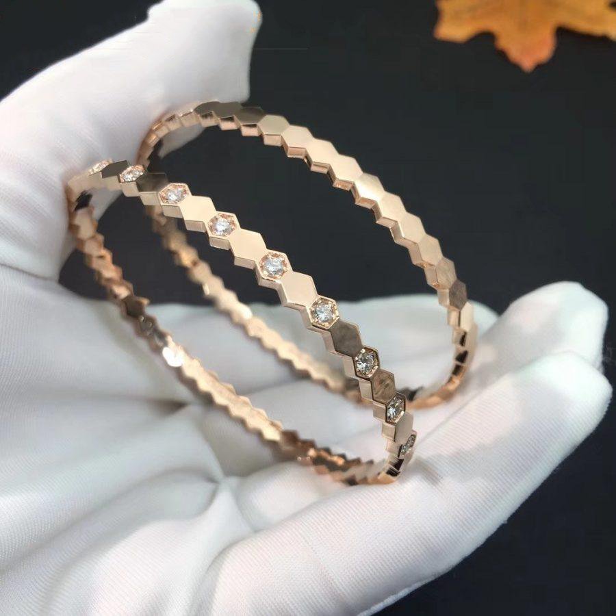 [⭐Aura]BEE LOVE SILVER DIAMOND BRACELET