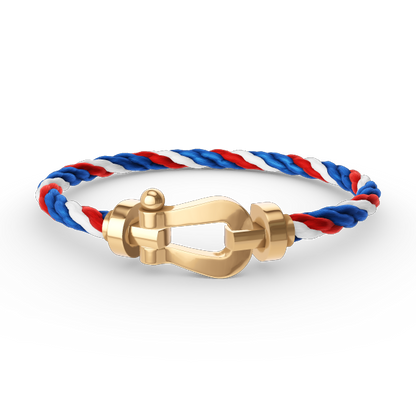 [⭐Aura]FORCE LARGE HORSESHOE NO DIAMOND BRACELET GOLD