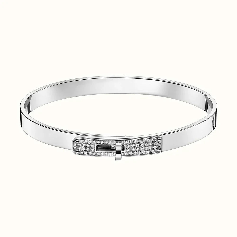 [⭐Aura]KELLY SILVER DIAMOND BRACELET