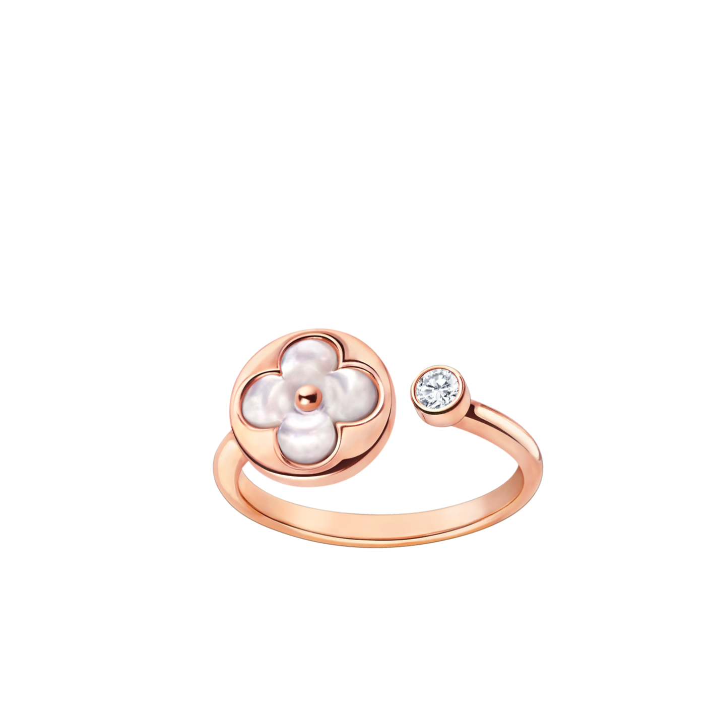 [⭐Aura]SUN 1 DIAMOND PINK MOP RING