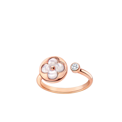 [⭐Aura]SUN 1 DIAMOND PINK MOP RING