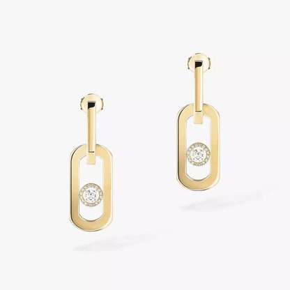 [⭐Aura]So Move XL Diamond Pendant Earrings