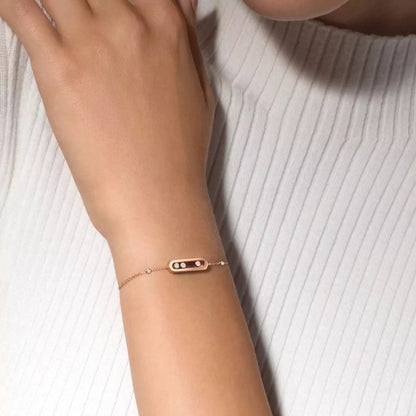 [⭐Aura]Baby Move Diamond Bracelet