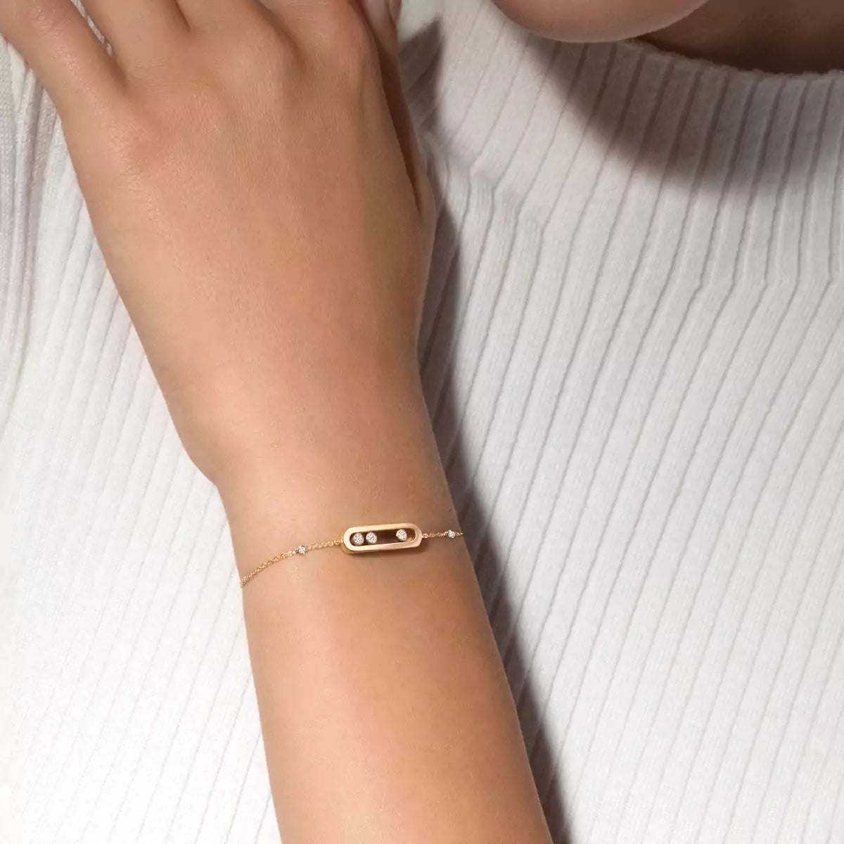 [⭐Aura]Baby Move Diamond Bracelet