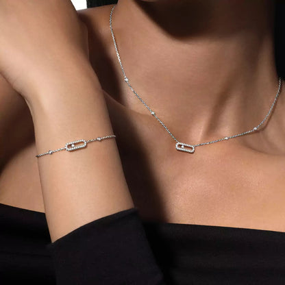 [⭐Aura]Diamond Necklace Move Uno