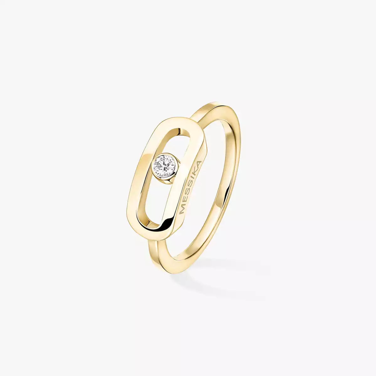 [⭐Aura]Move Uno Diamond Ring in Gold