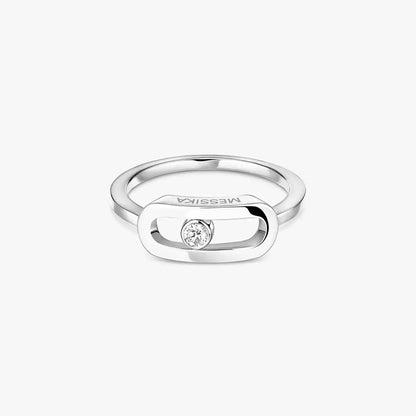 [⭐Aura]Move Uno Diamond Ring in Gold