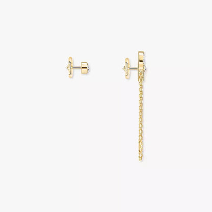 [⭐Aura]Move Uno Diamond Earrings