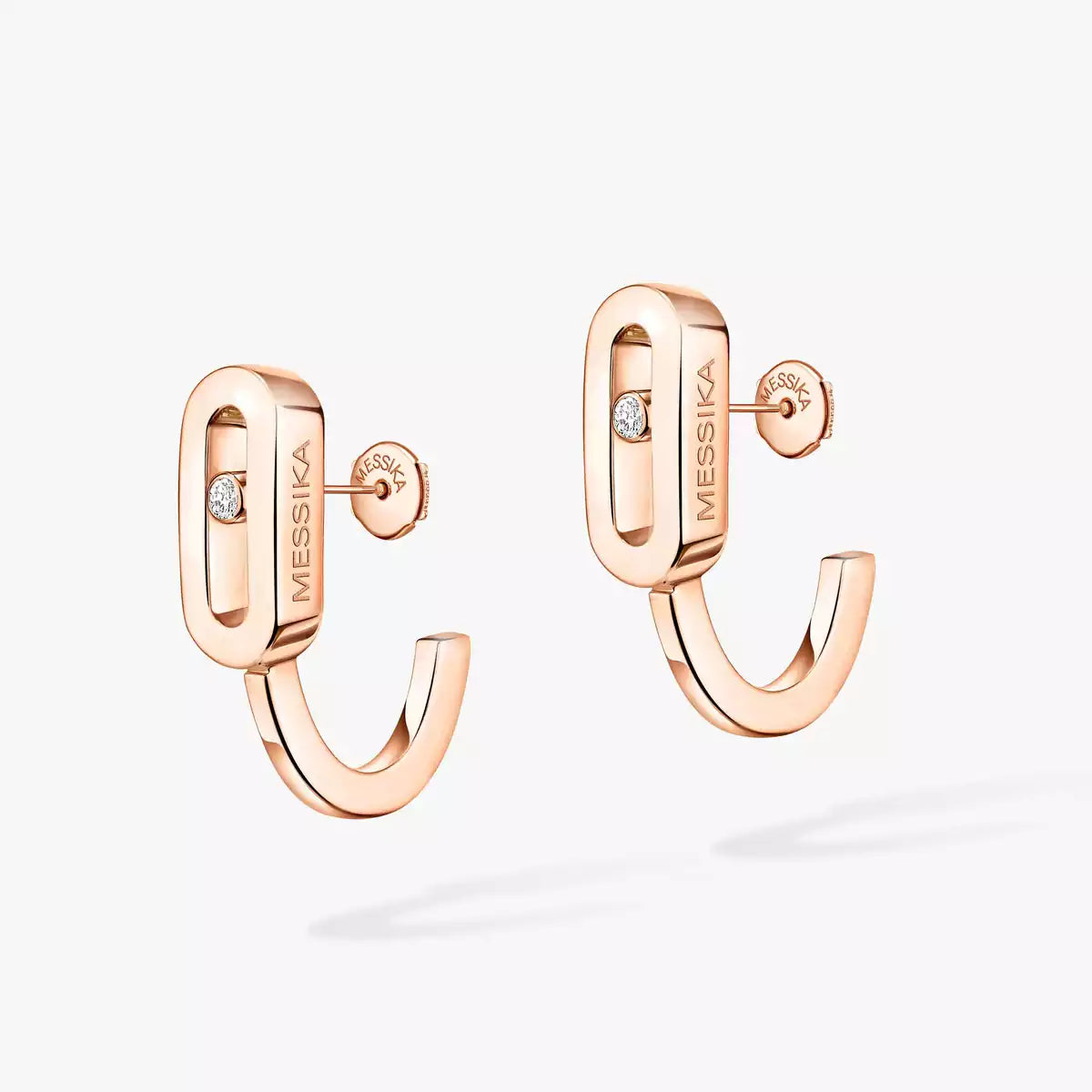 [⭐Aura]Diamond Mini Hoop Earrings Move Classique