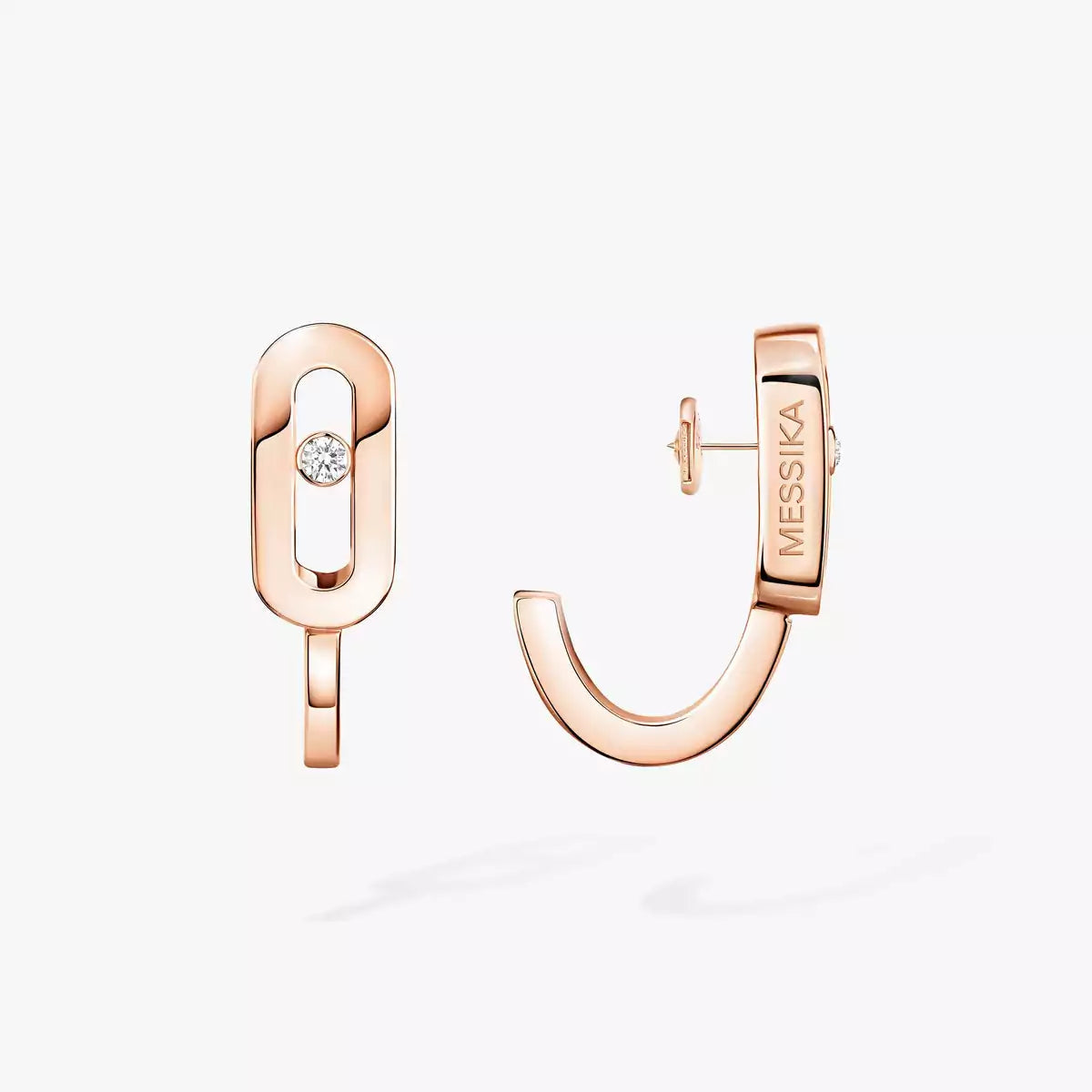 [⭐Aura]Diamond Mini Hoop Earrings Move Classique