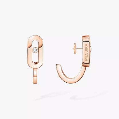 [⭐Aura]Diamond Mini Hoop Earrings Move Classique