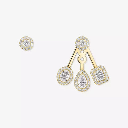 [⭐Aura] My Twin Trio  Diamond Earrings