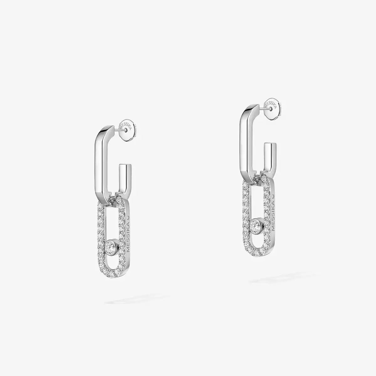 [⭐Aura]Move Link Diamond Earrings