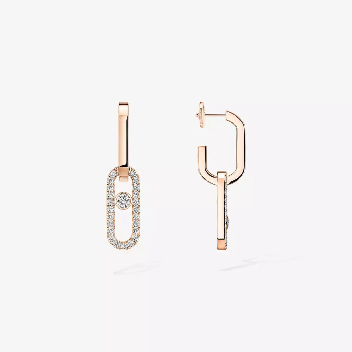 [⭐Aura]Move Link Diamond Earrings