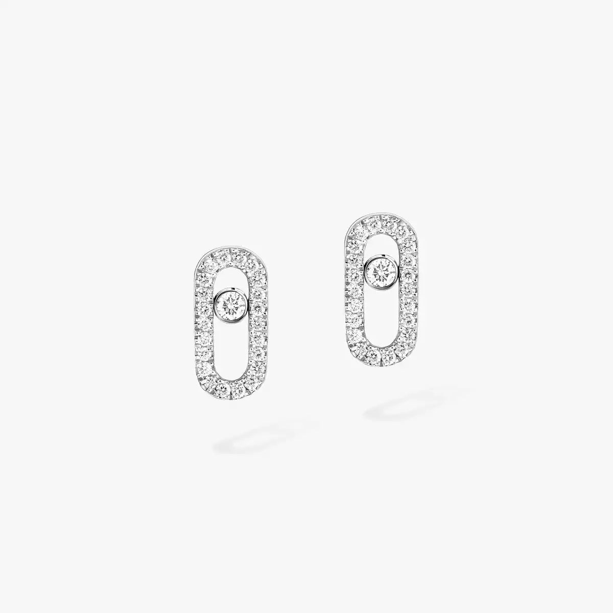[⭐Aura]Move Uno Diamond Earrings