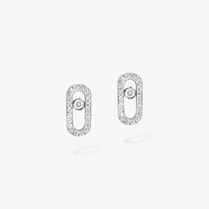 [⭐Aura]Move Uno Diamond Earrings