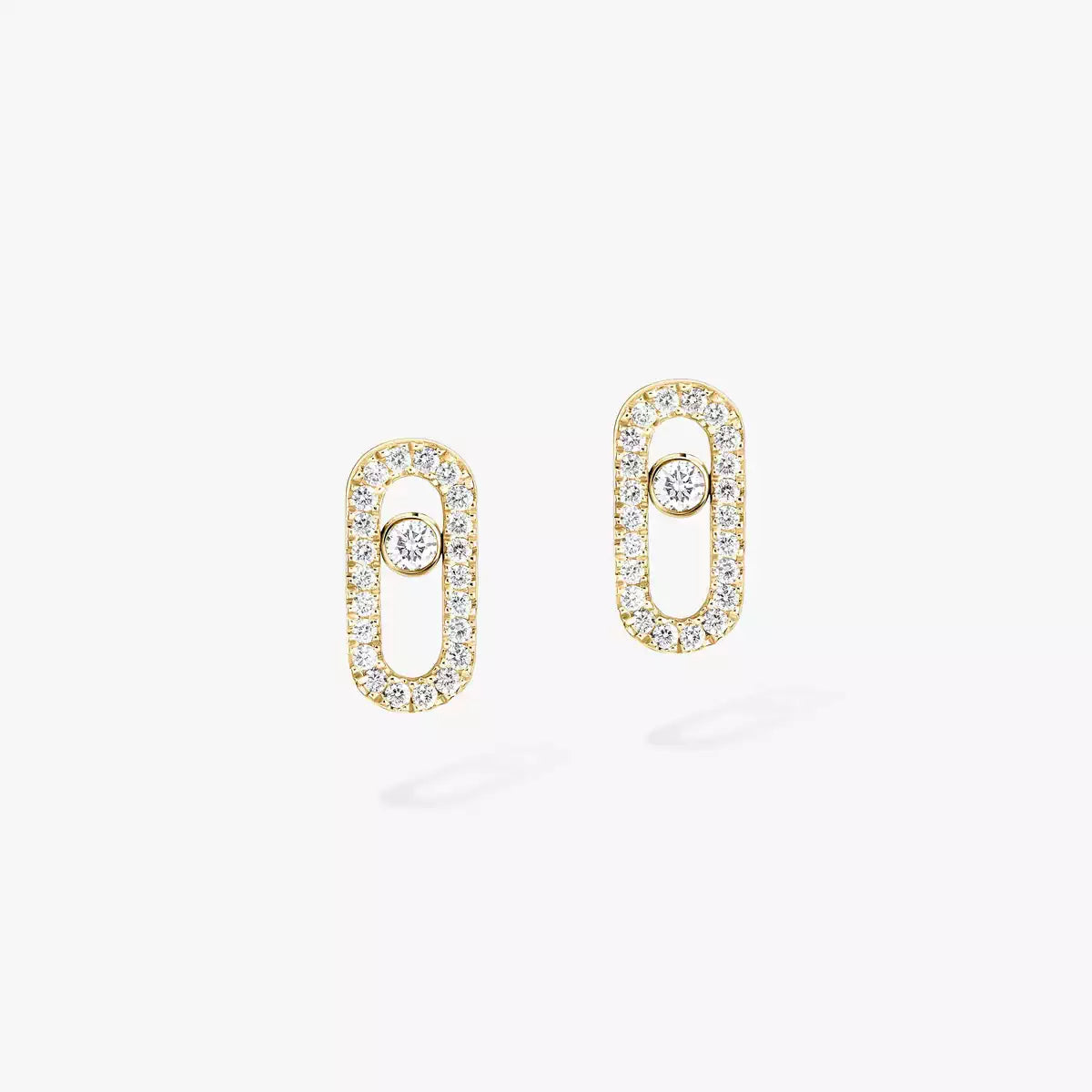 [⭐Aura]Move Uno Diamond Earrings