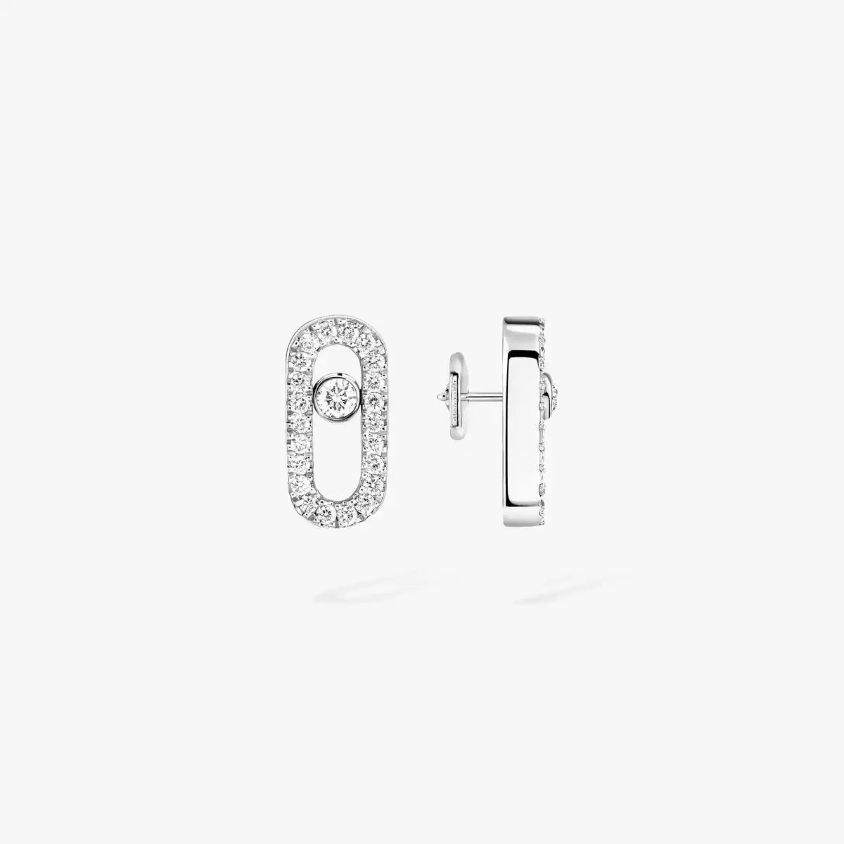 [⭐Aura]Move Uno Diamond Earrings