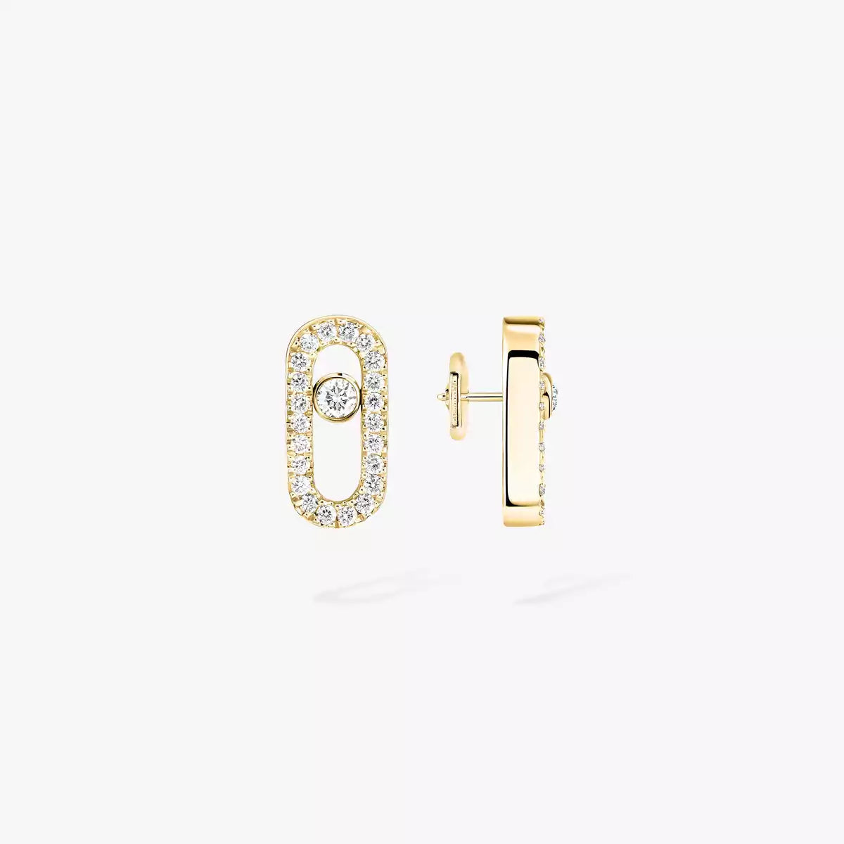 [⭐Aura]Move Uno Diamond Earrings