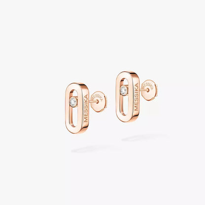 [⭐Aura]Move Uno Diamond Stud Earrings
