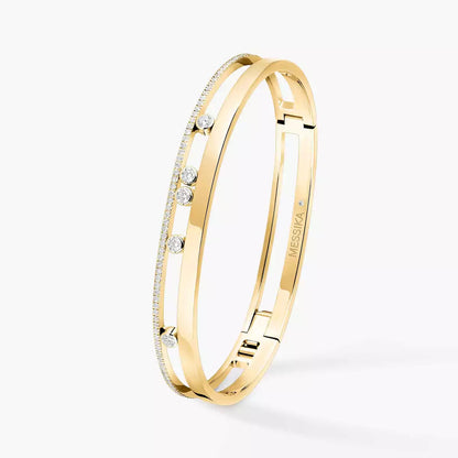[⭐Aura]Move Romane Diamond Bangle Bracelet