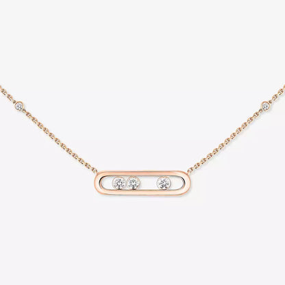 [⭐Aura] Baby Move Gold Diamond Necklace