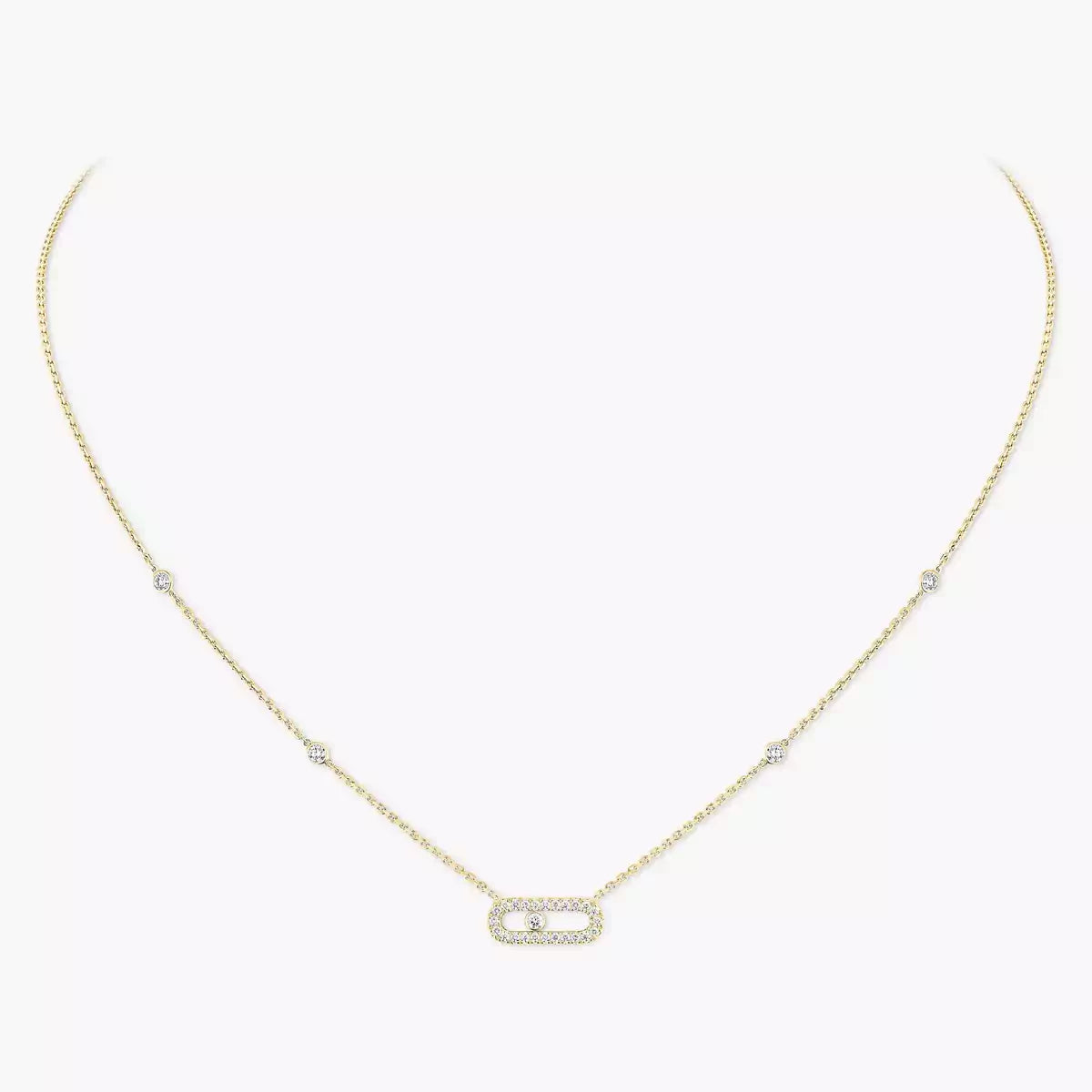 [⭐Aura]Diamond Necklace Move Uno