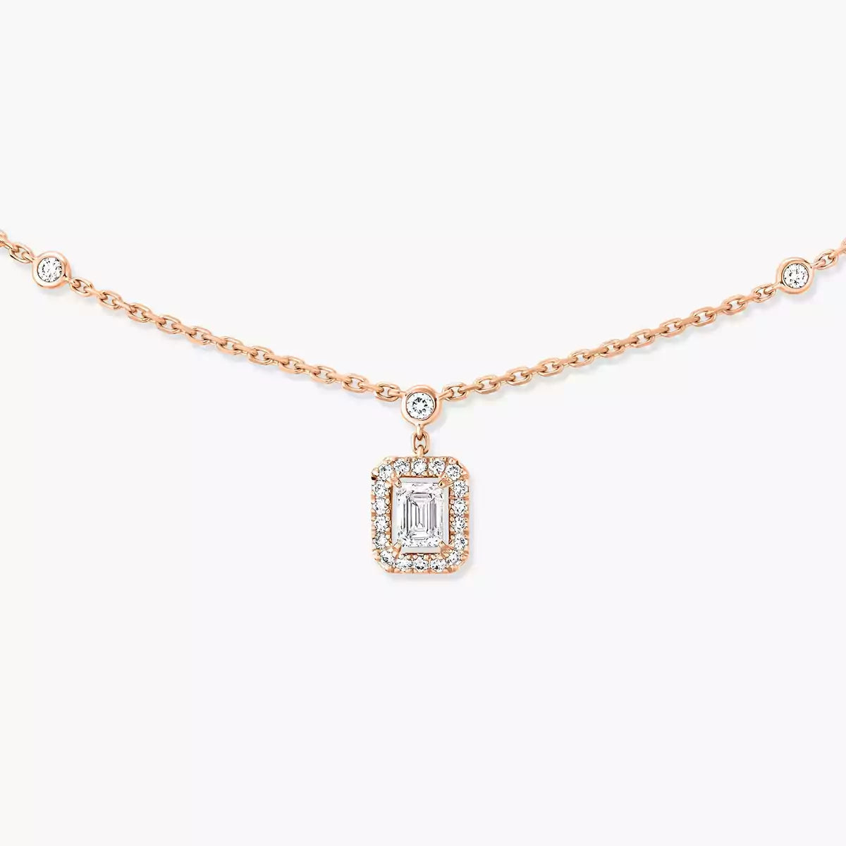[⭐Aura]My Twin Diamond Necklace in Silver