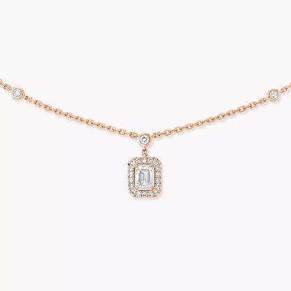 [⭐Aura]My Twin Diamond Necklace in Silver