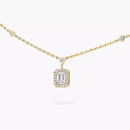 [⭐Aura]My Twin Diamond Necklace in Silver