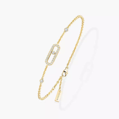 [⭐Aura]Move Uno Diamond Bracelet