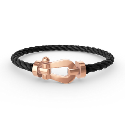 [⭐Aura]FORCE LARGE HORSESHOE NO DIAMOND BRACELET ROSE GOLD