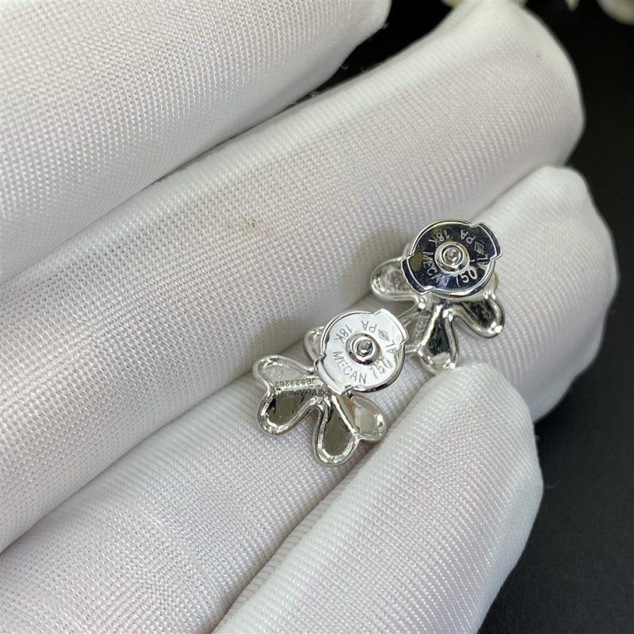 [⭐Aura]FRIVOLE MINI SILVER FLOWER EARRINGS