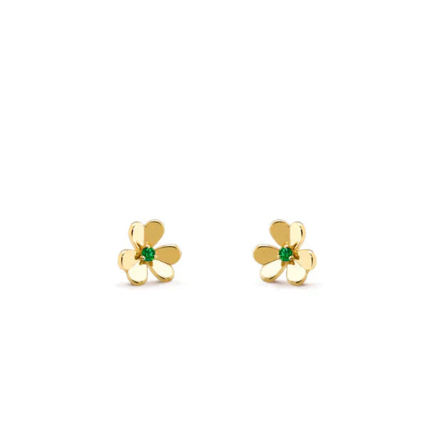 [⭐Aura]FRIVOLE  FLOWER MALACHITE EARRINGS